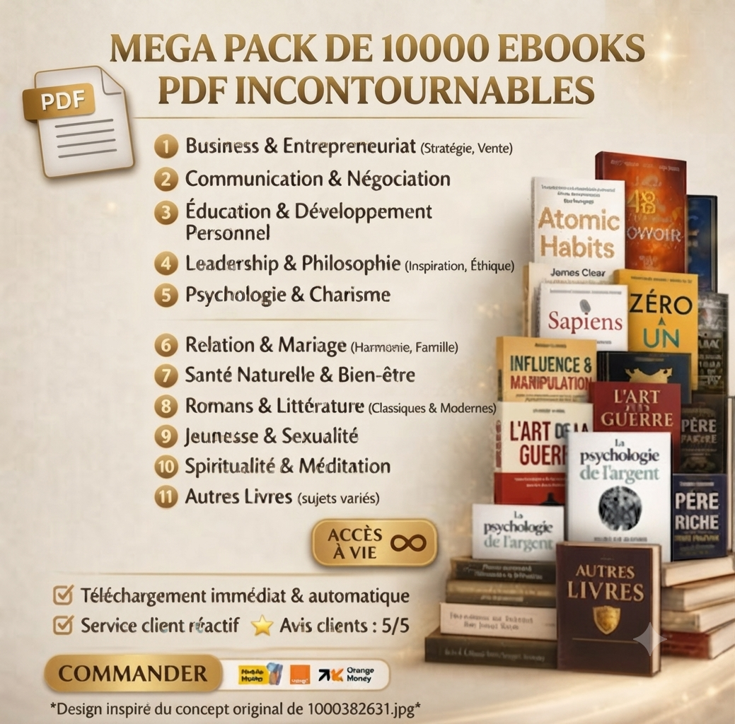 Mega Pack de 10 000 eBooks