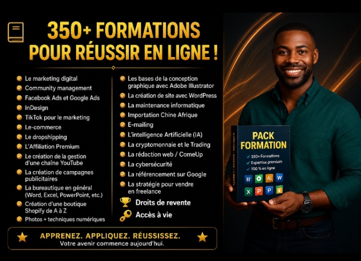 350+ formations pour réussir en ligne
